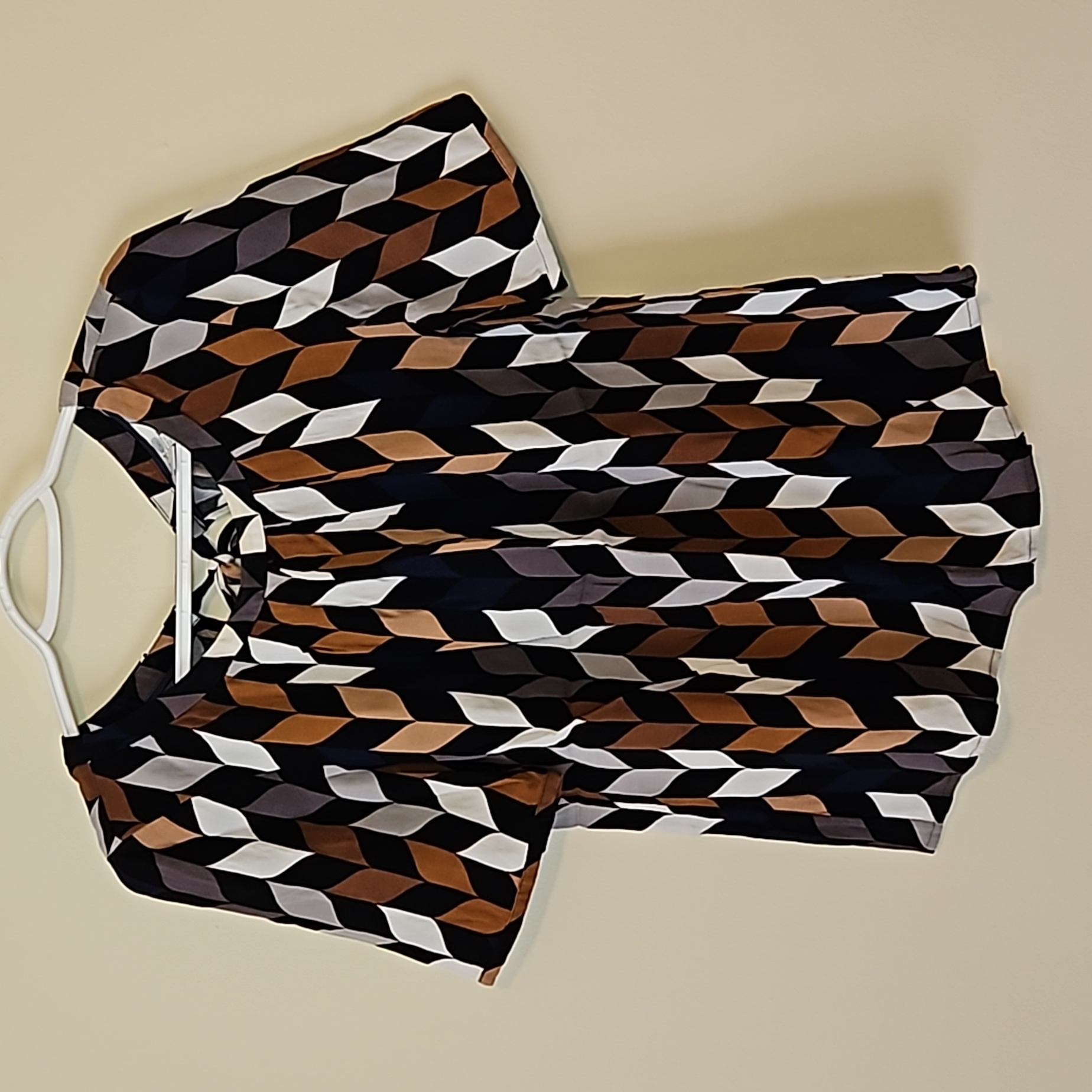 Boden Leaf Pattern Blouse